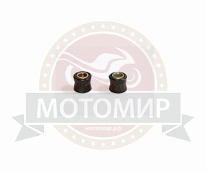 Сайлентблок 24 мм  D24*d12*L19/D24*d10*L19) амортизатора Альфа, Дельта, Zodiak (пара) Т36+Т40
