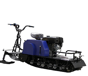 Мотобуксировщик с лыжным модулем 15 л.с., С РЕВЕРСОМ ЛИДЕР-3-3Т-15АП (3 тел.), АДАПТИВНАЯ ПОДВЕСКА