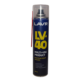 Смазка многоцелевая аэрозоль LAVR LV-40  400мл. (Ln1485)